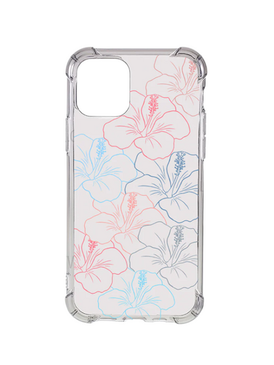 Flower line Red Blue