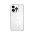 Load image into Gallery viewer, Case UpHere clear magnetic phone case with MagSafe ring for iPhone, transparent protective cover.
