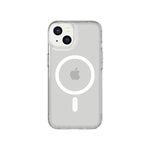 Load image into Gallery viewer, Case UpHere clear magnetic phone case with MagSafe ring for iPhone, showcasing its transparent design and protective features.
