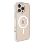 Load image into Gallery viewer, Case UpHere clear magnetic phone case with MagSafe ring for iPhone. Transparent, protective, and slim design.
