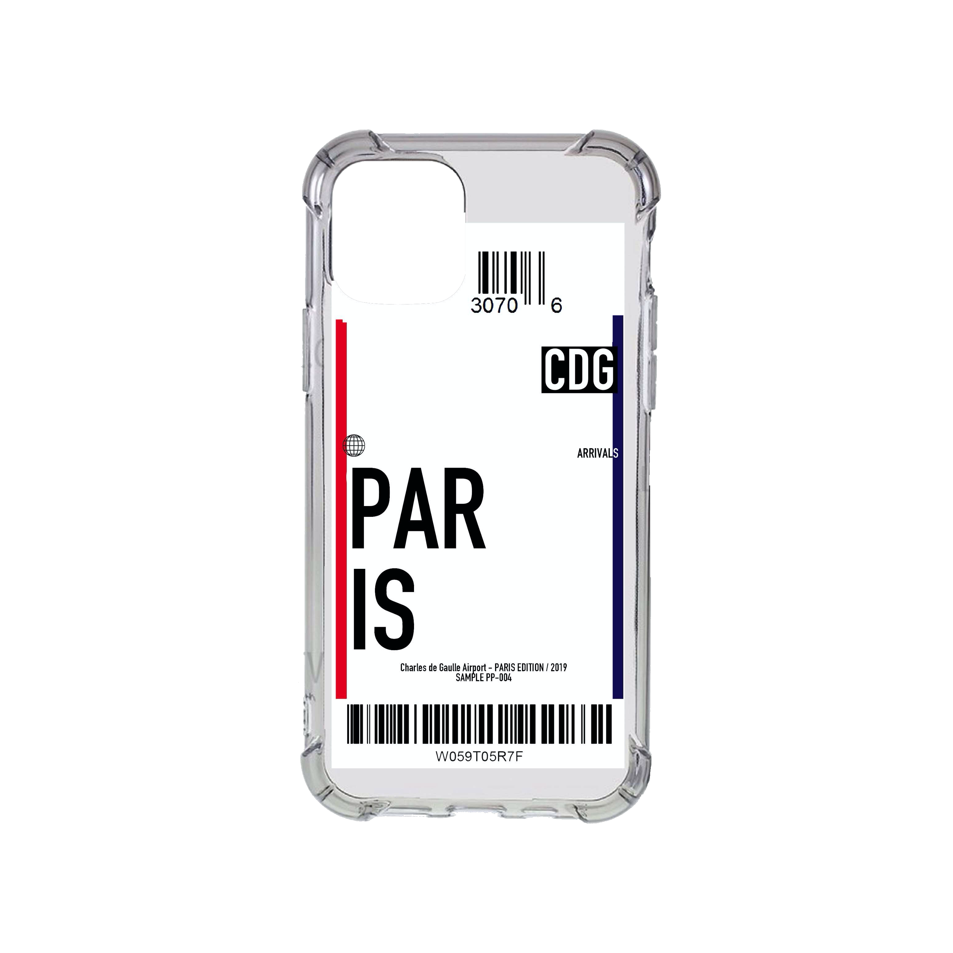 Paris Flight Ticket – Case Up - Main Image